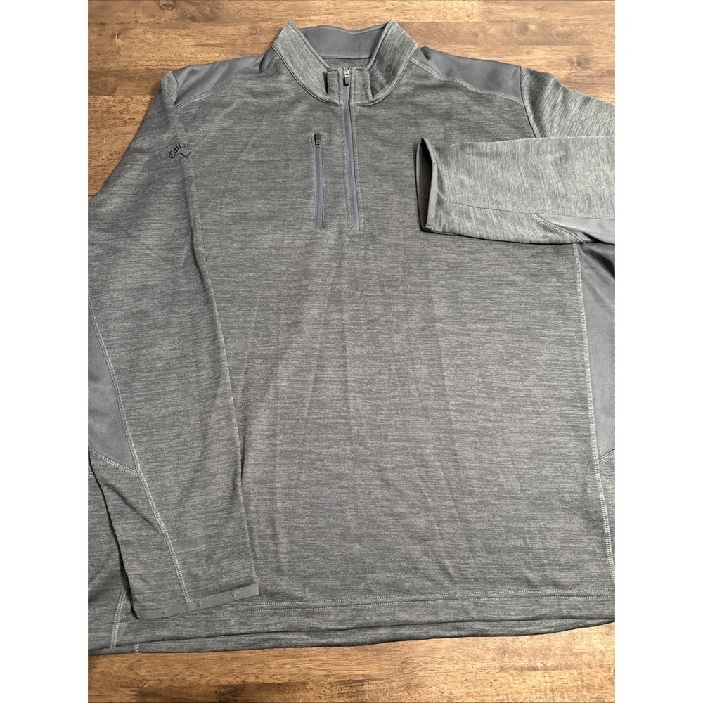 Callaway Weather Series 1/4 Zip Gray Pullover Jacket 3XL XXXL LKNEW